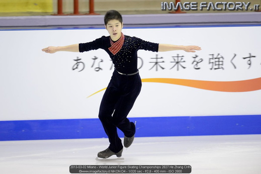 2013-03-02 Milano - World Junior Figure Skating Championships 2827 He Zhang CHN